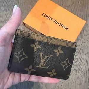 Louis Vuitton Reverse monogram card holder